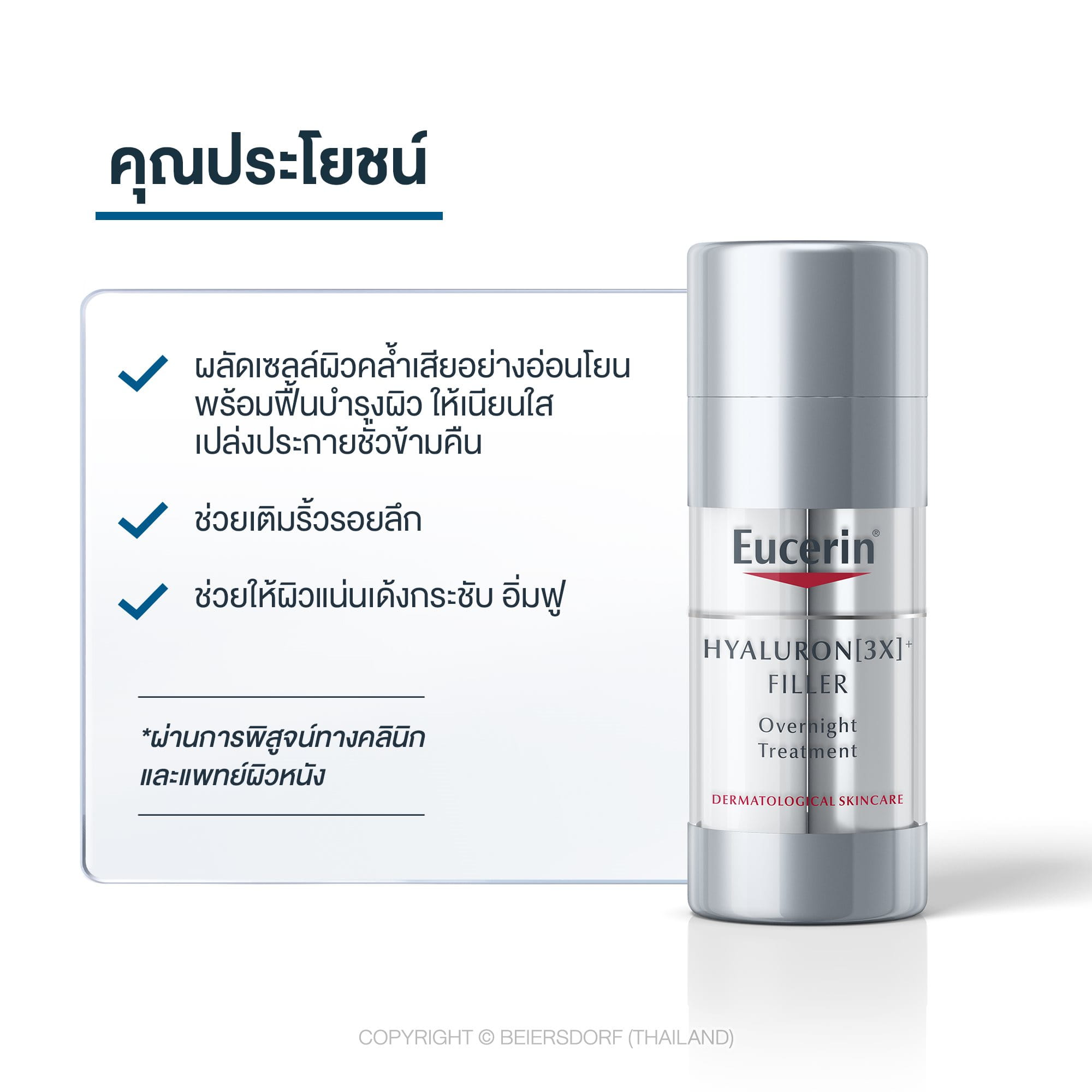 Eucerin Hyaluron-Filler 3x Effect Night Serum 